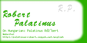 robert palatinus business card